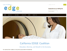 Tablet Screenshot of californiaedgecampaign.org
